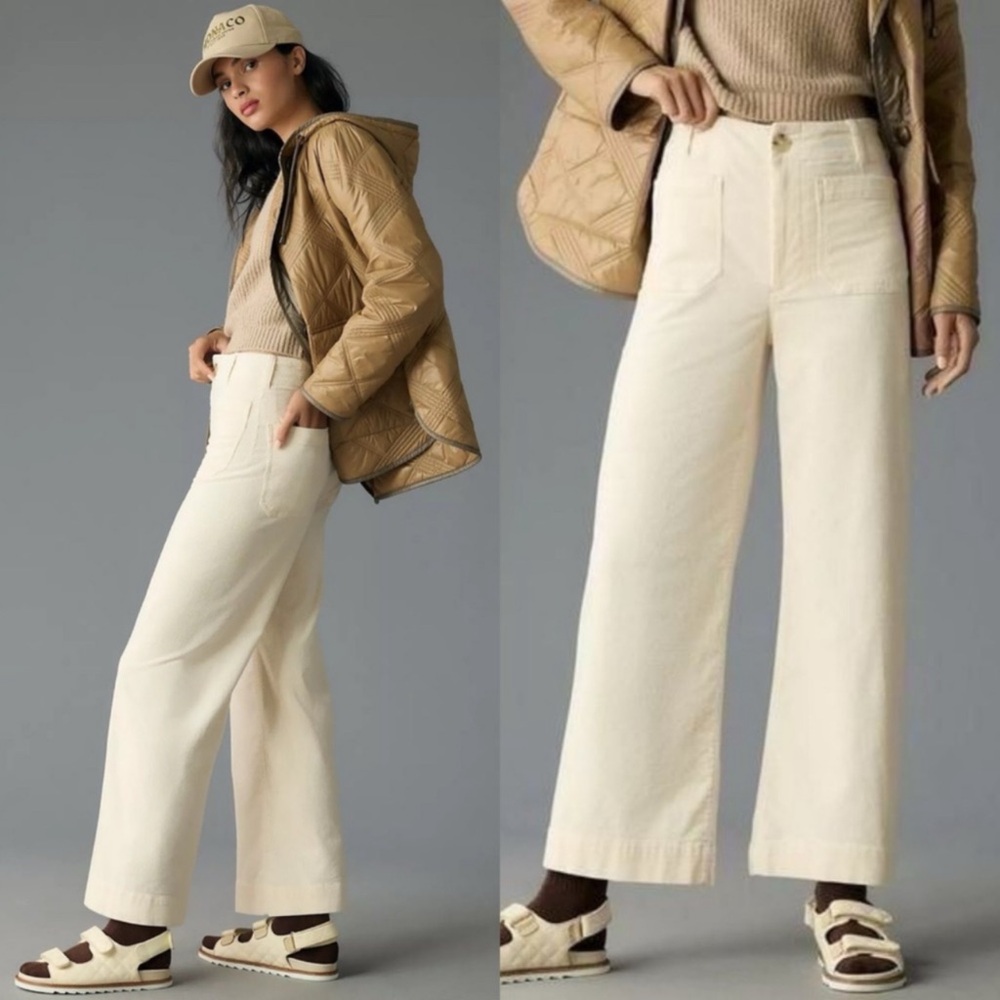 Maeve The Colette Corduroy Wide Leg Pants
Size 16W